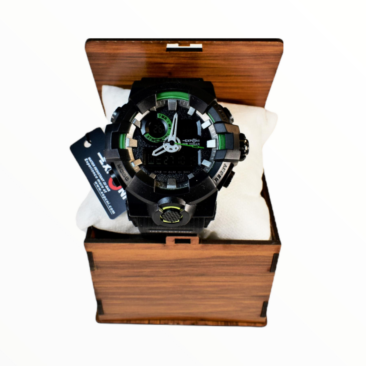 Reloj deportivo con pantalla resistente al agua, modelo SB88