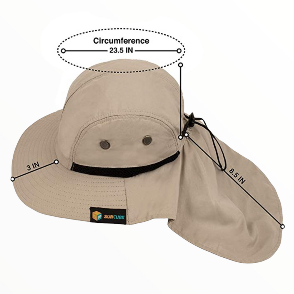 Sombrero de senderismo con protección solar, modelo 18x-1 - foto 4
