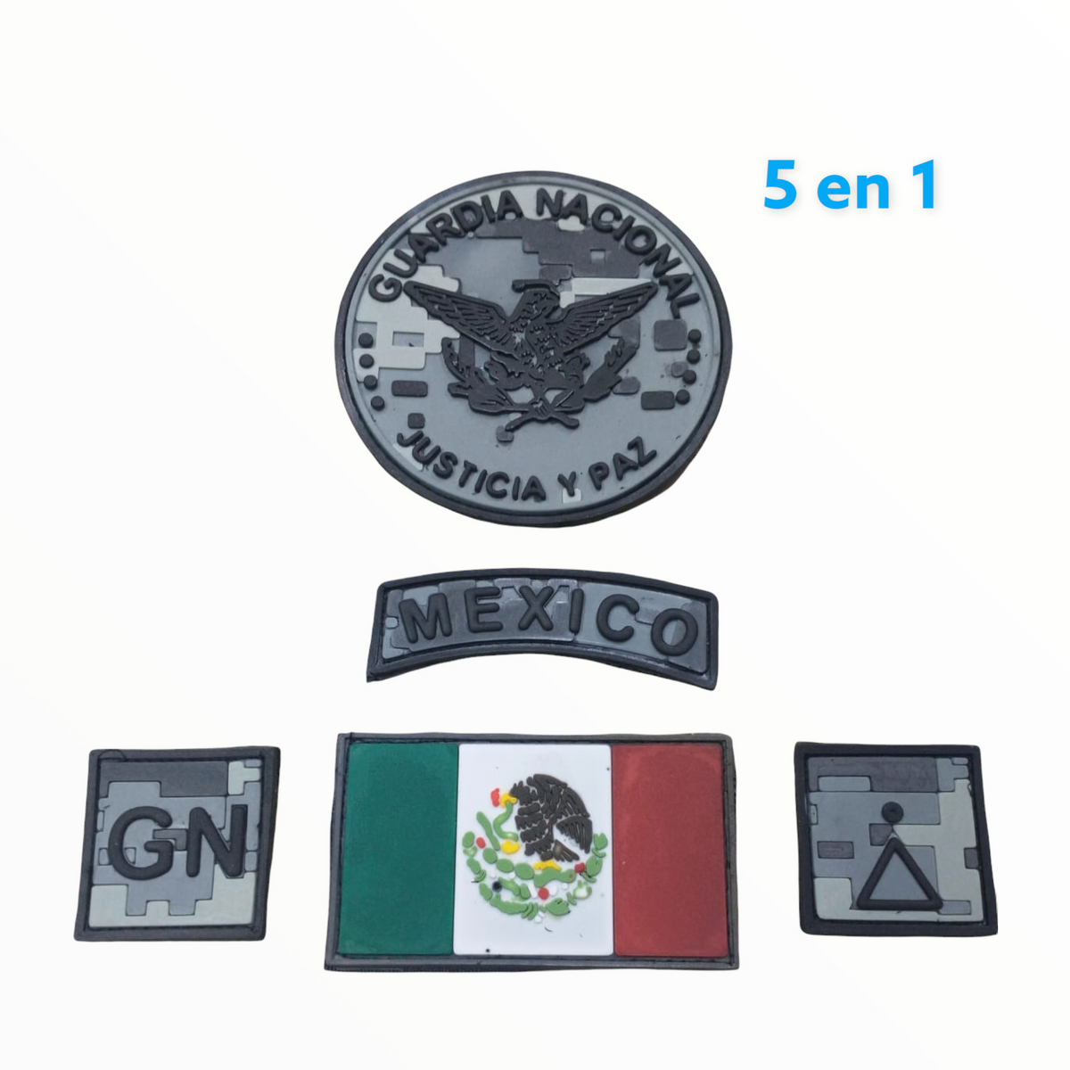 Parche táctico de plástico con velcro, varios diseños - foto 26