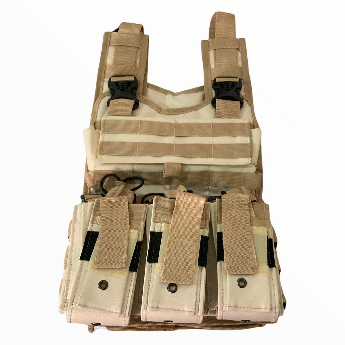 Chaleco porta placas con porta cargadores, Molle y área para parches - foto 8