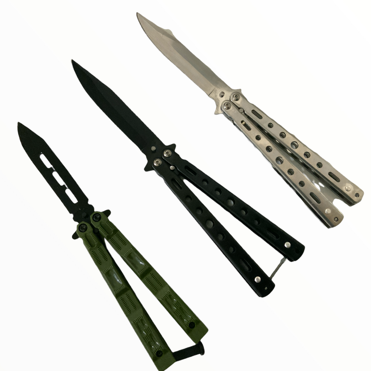 Navaja mariposa en cinco modelos F074, F032, F076, F2060 y F064
