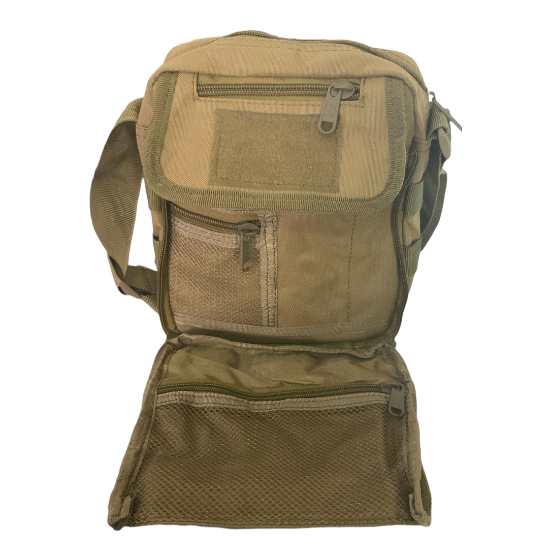Mochila cruzada pequeña con sistema MOLLE y varios compartimentos GJ020 - foto 2