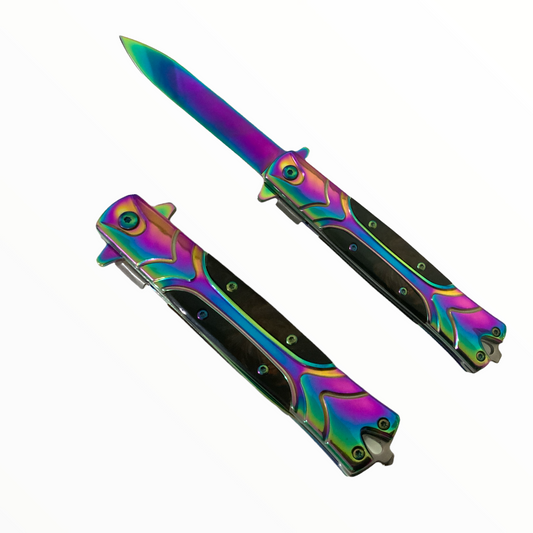 Navaja plegable con clip y rompe vidrios, modelo L015