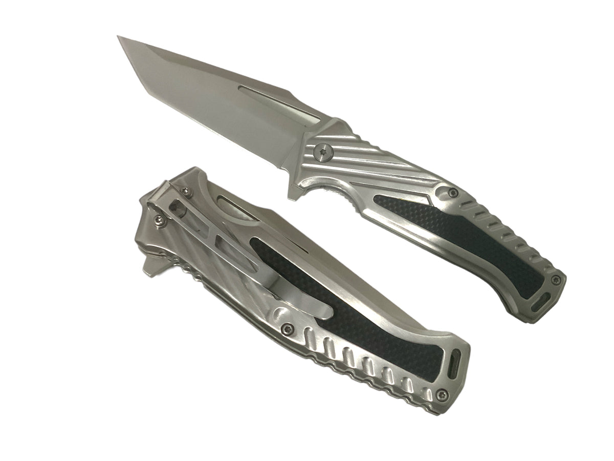 Navaja plegable manual con clip, modelo CB140