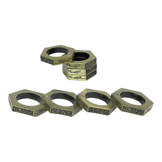 Accesorio plegable de anillos estilo boxer para colección, modelo D-10