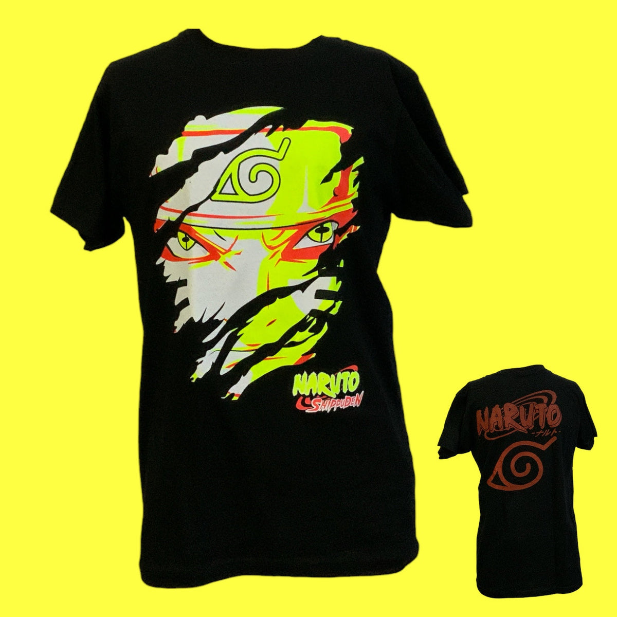 Playeras de algodón con efecto fluorescente y doble estampado, SN135 - foto 12