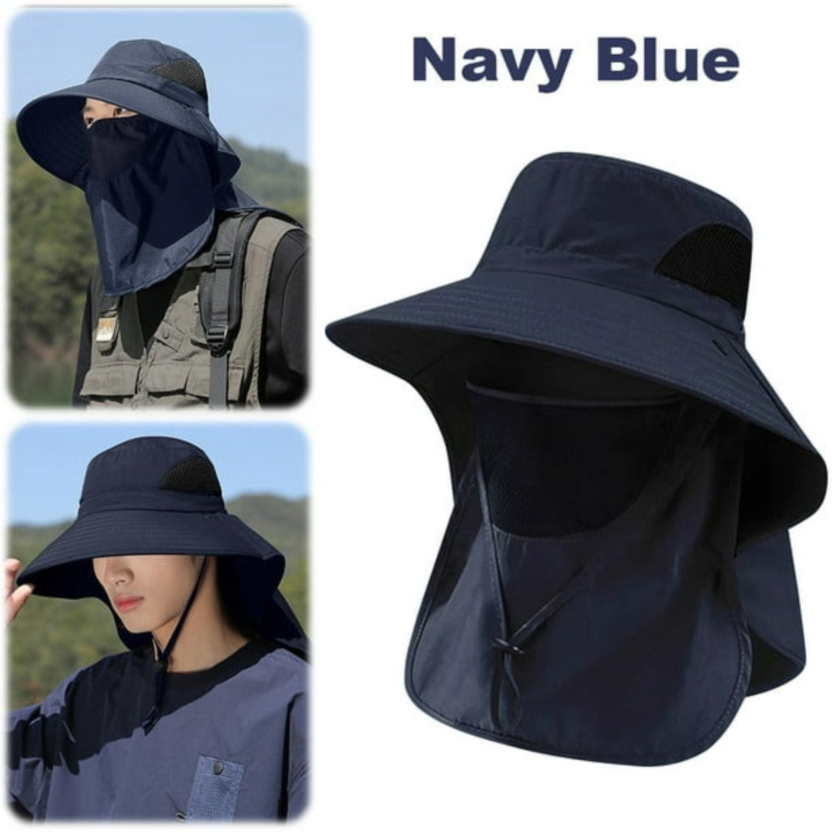 Sombrero para senderismo con protección solar en 9 colores - foto 5