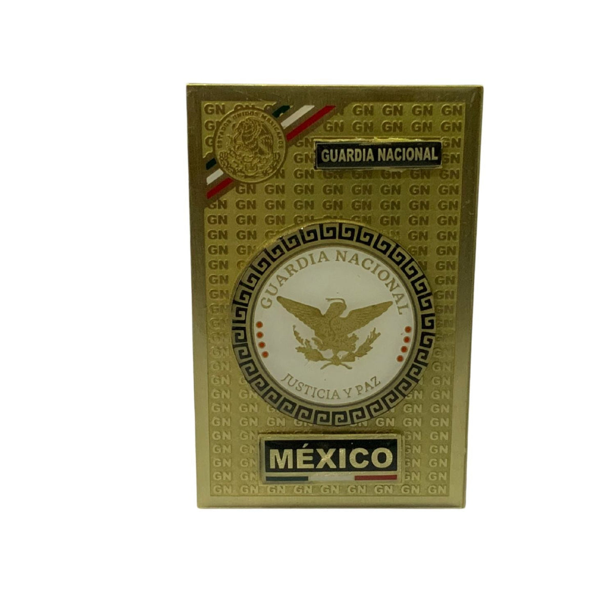Placa metálica de colección con emblema institucional, varios acabados - foto 2