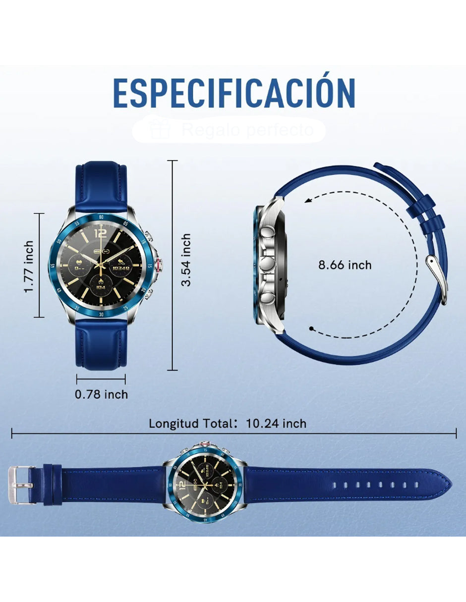 Reloj Inteligente QM022 Petukita Box Unisex Diseño de comba 2.5D