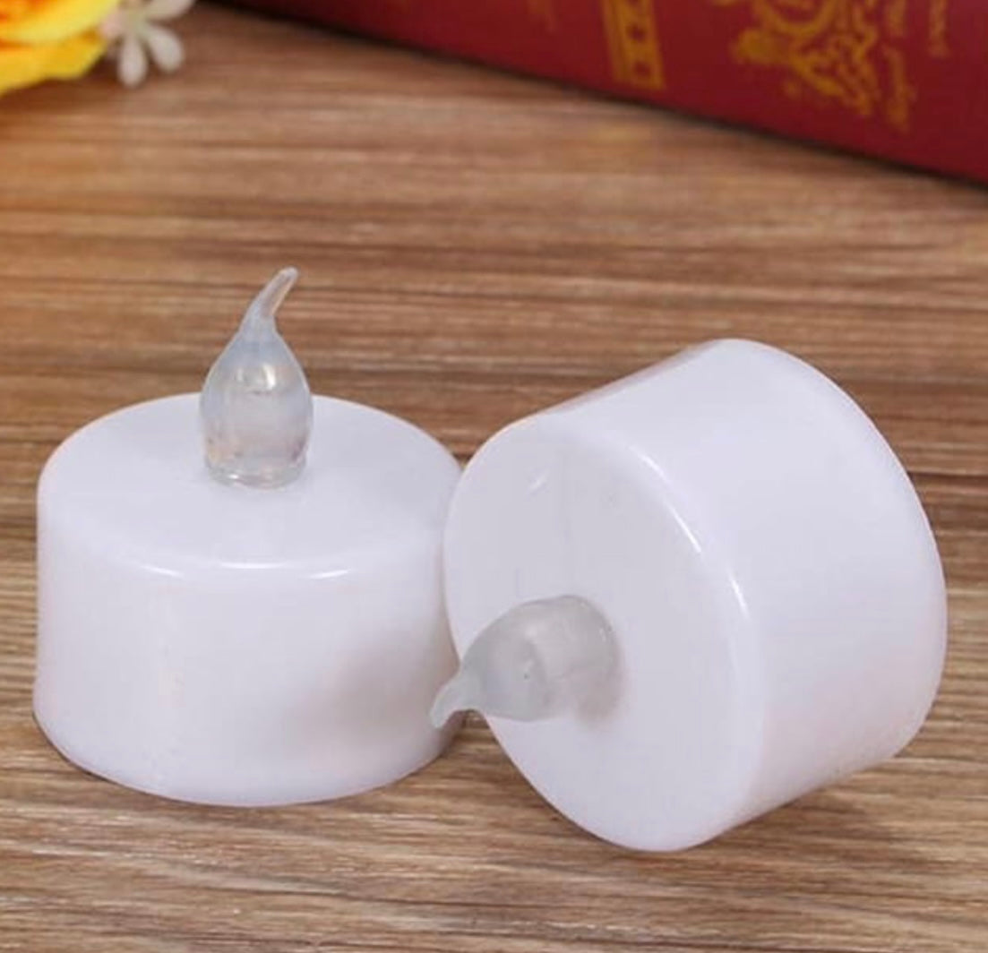 Mini vela LED con luz ámbar o blanca, modelo R-02