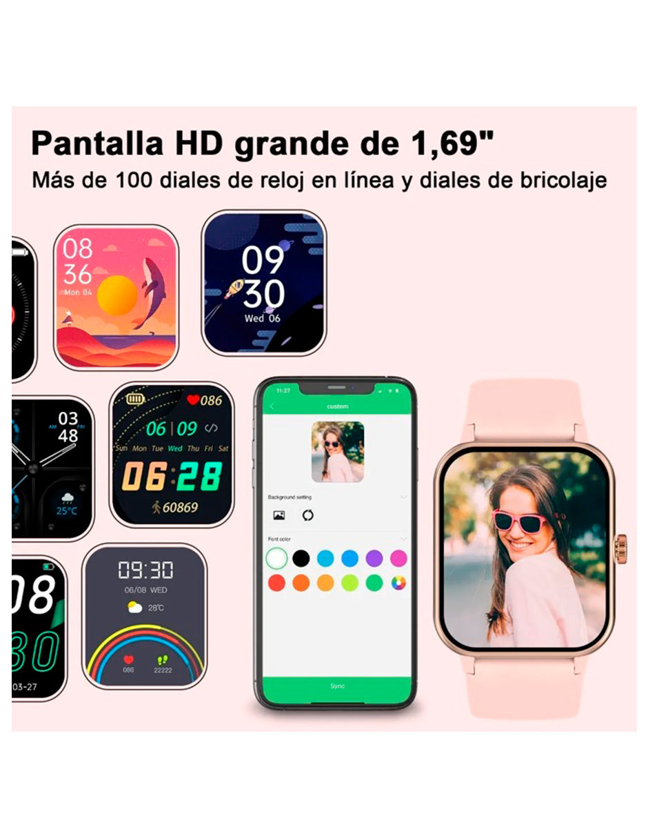 Reloj Inteligente R3 Pro Unisex Deportivo Pantalla HD