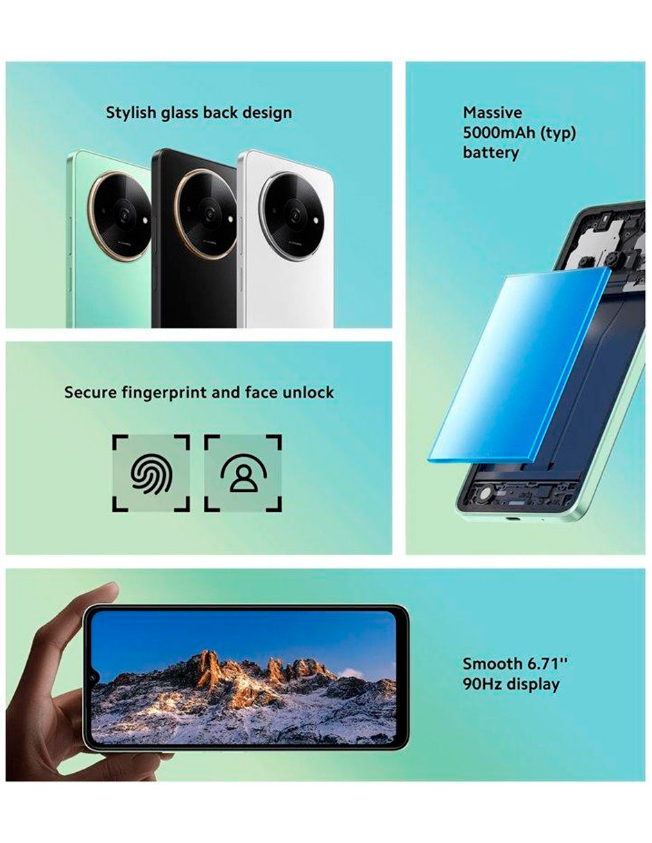 Smartphone Redmi A3x Dual SIM 128 GB verde 4 GB RAM Verde