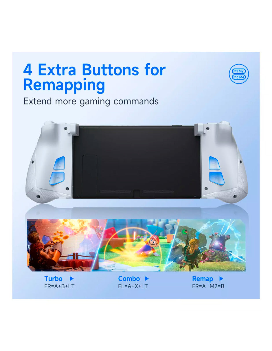 Control Inalámbrico Pro S15 para Nintendo Switch con Luz RGB – Joypad Ergonómico
