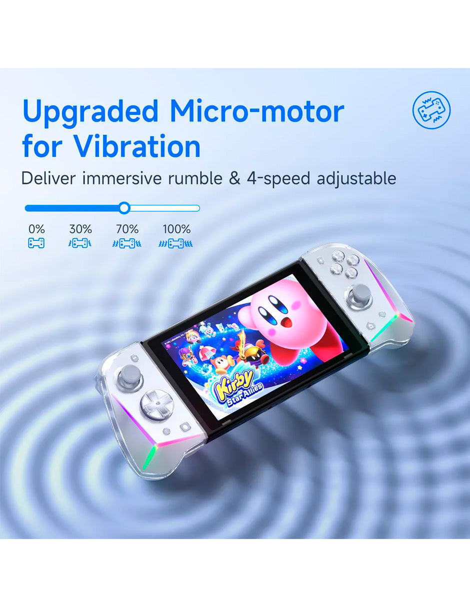 Control Inalámbrico Pro S15 para Nintendo Switch con Luz RGB – Joypad Ergonómico