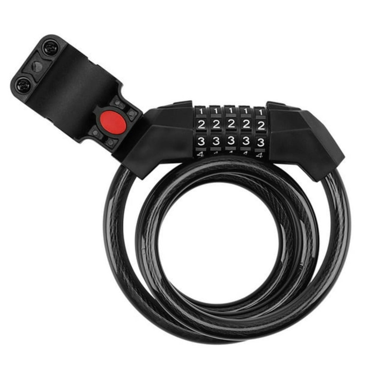 Candado de cable con combinación de 5 dígitos S5022