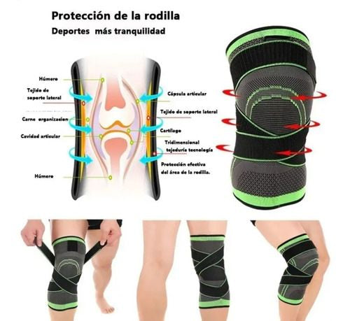 Rodillera 3D de compresión en tallas L, XL y XXL, modelo TS5033 - foto 3