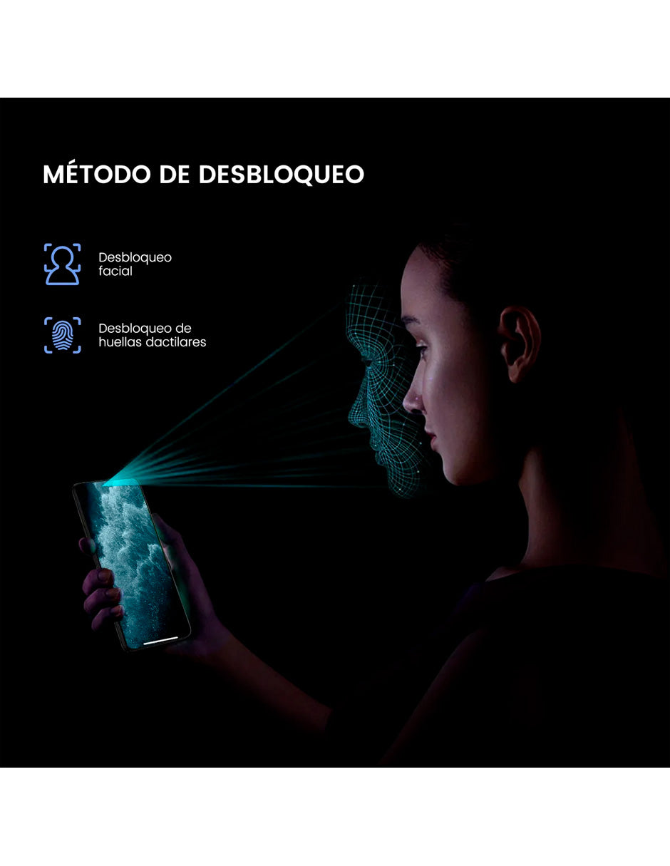SmartPhone S6206 con 8 GB de RAM y 256 GB de ROM Dual SIM negro