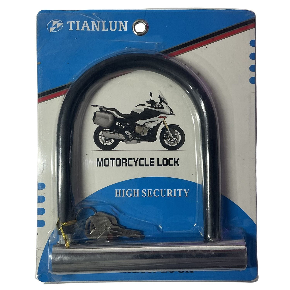 Candado en U antirrobo de acero reforzado para moto, bici y scooter - foto 3