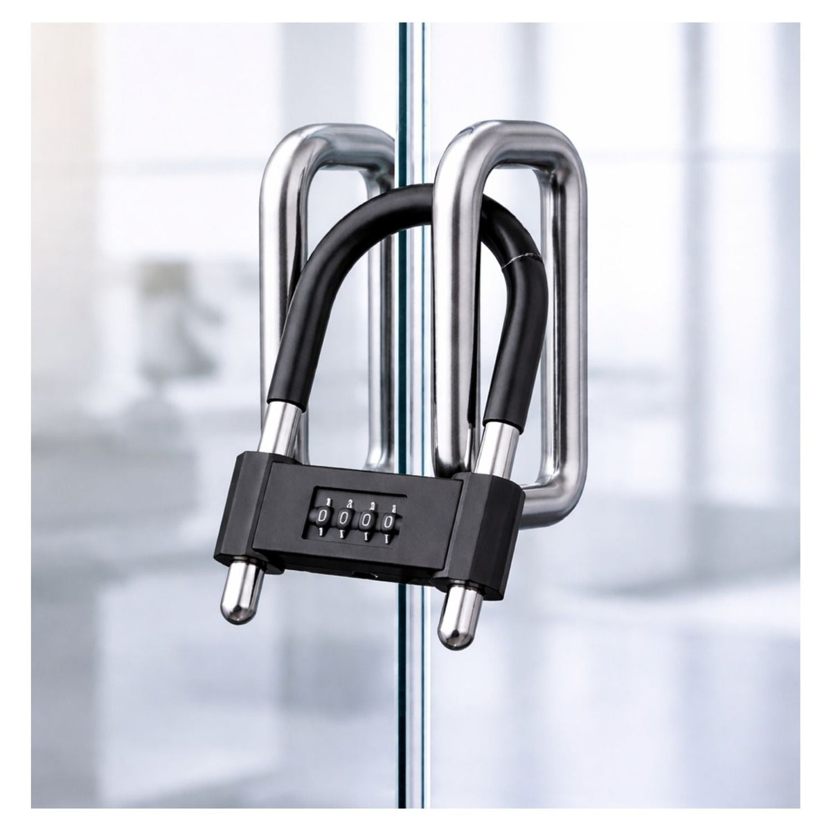 Candado U-lock de combinación reforzado para bici, scooter y moto - foto 5
