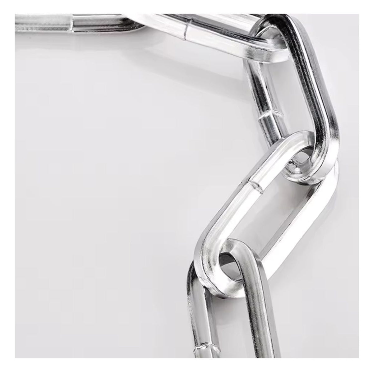 Cadena antirrobo de acero reforzado de 60 cm para bici, scooter o moto ligera - foto 2