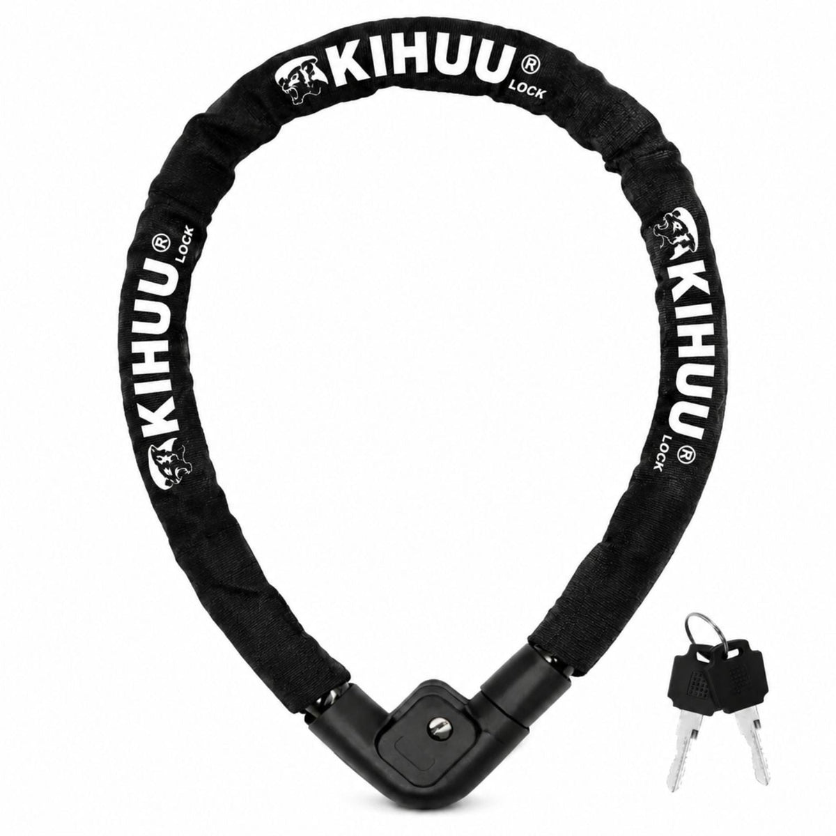 Candado de cable reforzado de 120 cm y 22 mm para moto y bici
