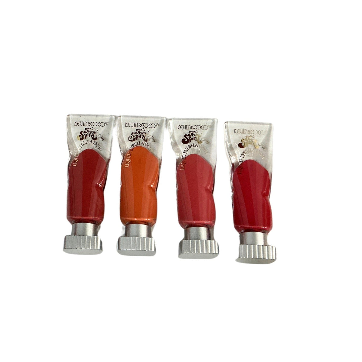 Set de labiales líquidos mate, 4 tonos y 12 piezas SH027