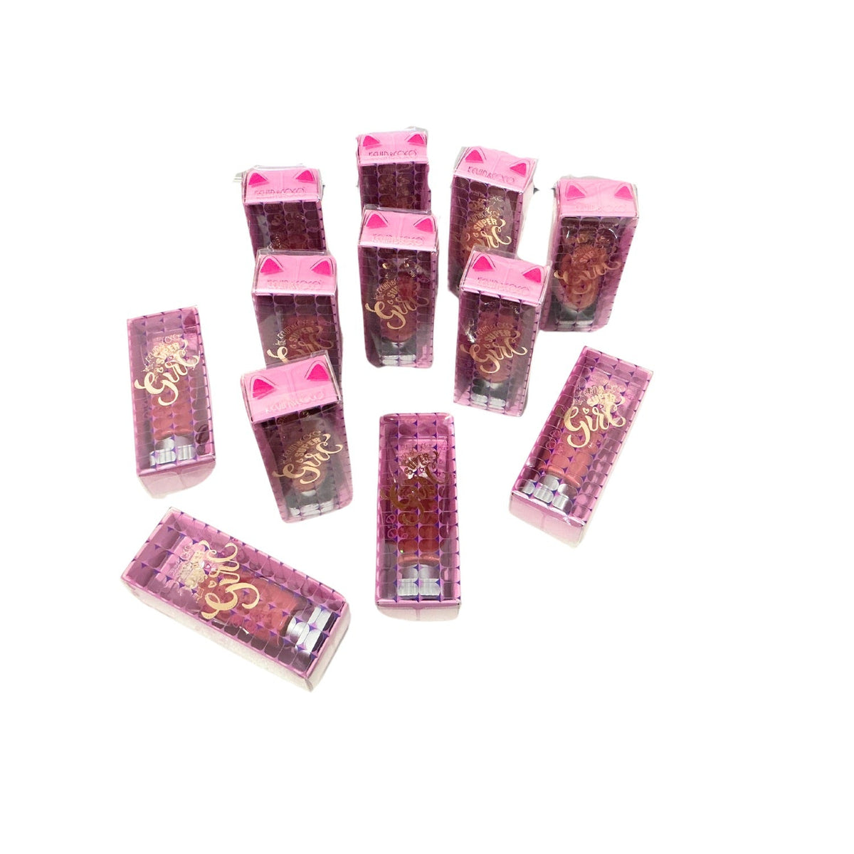 Set de labiales líquidos mate, 4 tonos y 12 piezas SH027 - foto 2