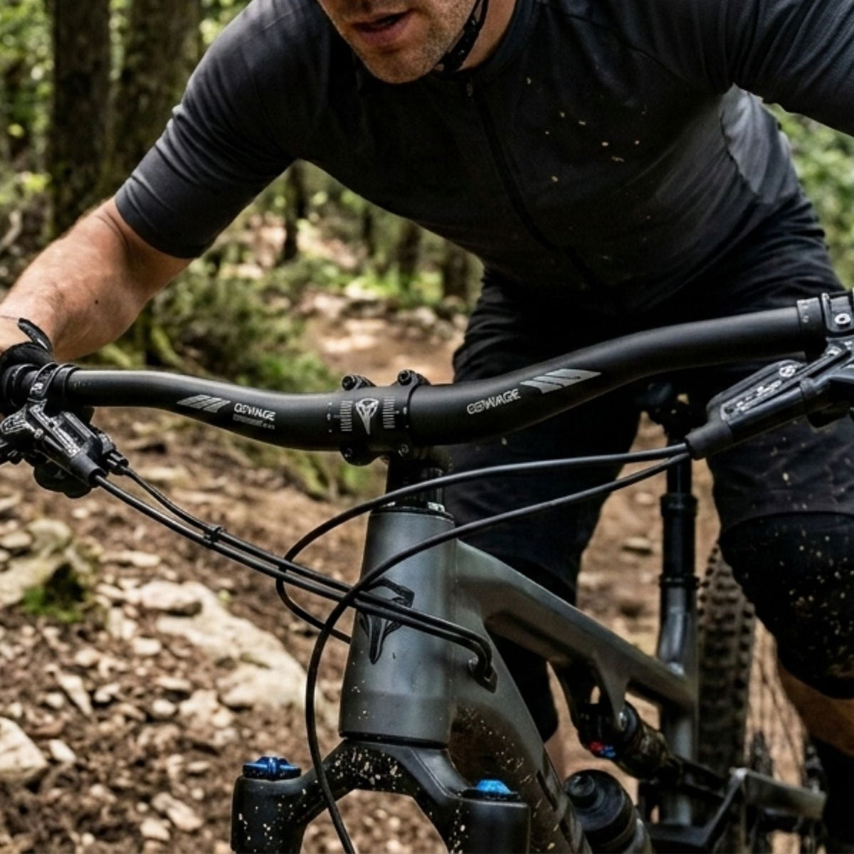 Manubrio riser de bicicleta de 780 mm para trail, enduro y all mountain - foto 6