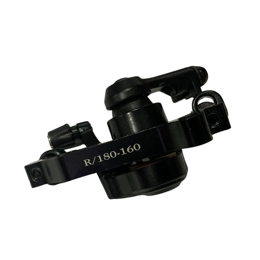 Cáliper mecánico trasero para freno de disco de bicicleta, 160 y 180 mm