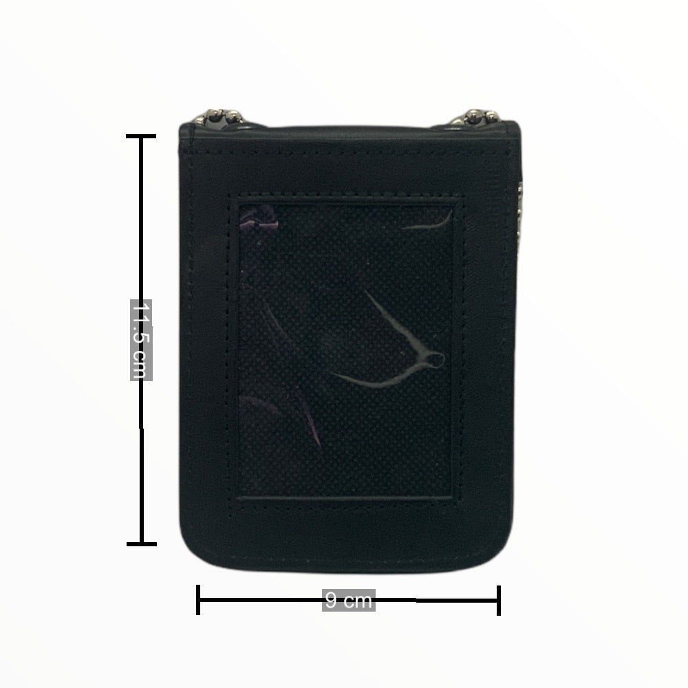 Porta credencial táctico tipo billetera con cadena de seguridad - foto 3