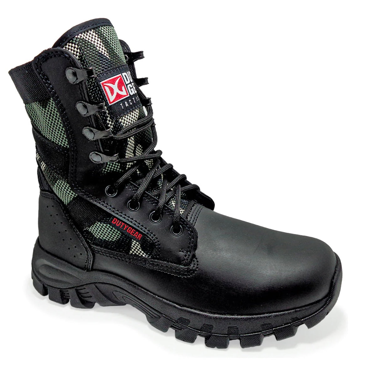 Botas tácticas Duty Gear en negro camuflado, modelo SN079 - foto 2