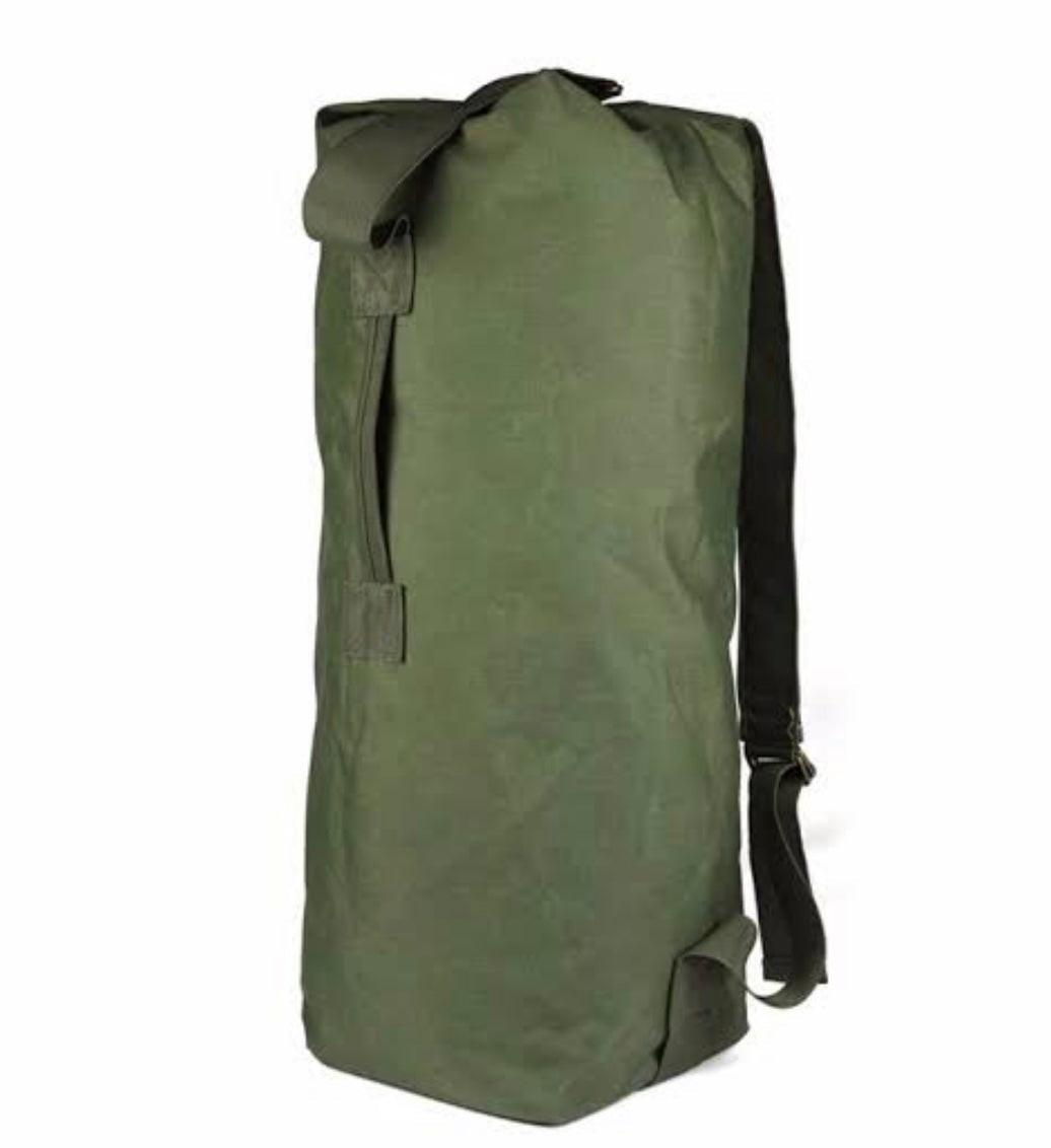 Saco de avío militar estilo bolsa de lona Sn085