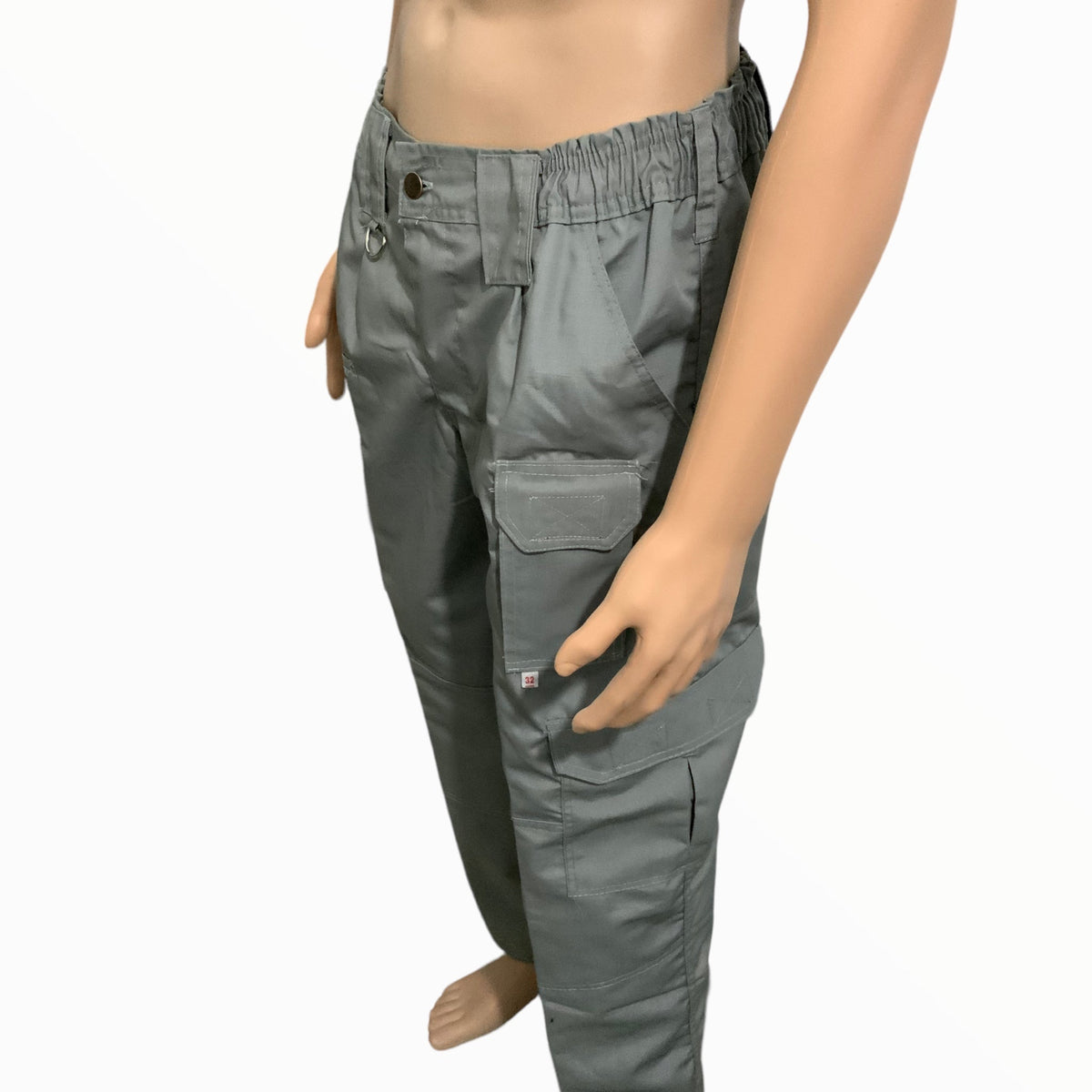 Pantalón táctico cargo multibolsillos de uso rudo para hombre, negro o verde - foto 2
