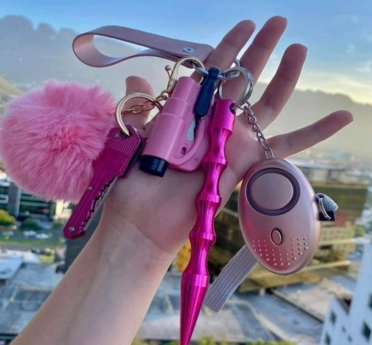 Kit de defensa personal 8 en 1 para mujer, modelo SN089