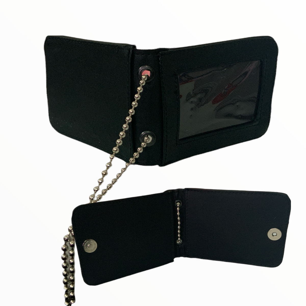 Porta credencial táctico tipo billetera con cadena de seguridad - foto 4