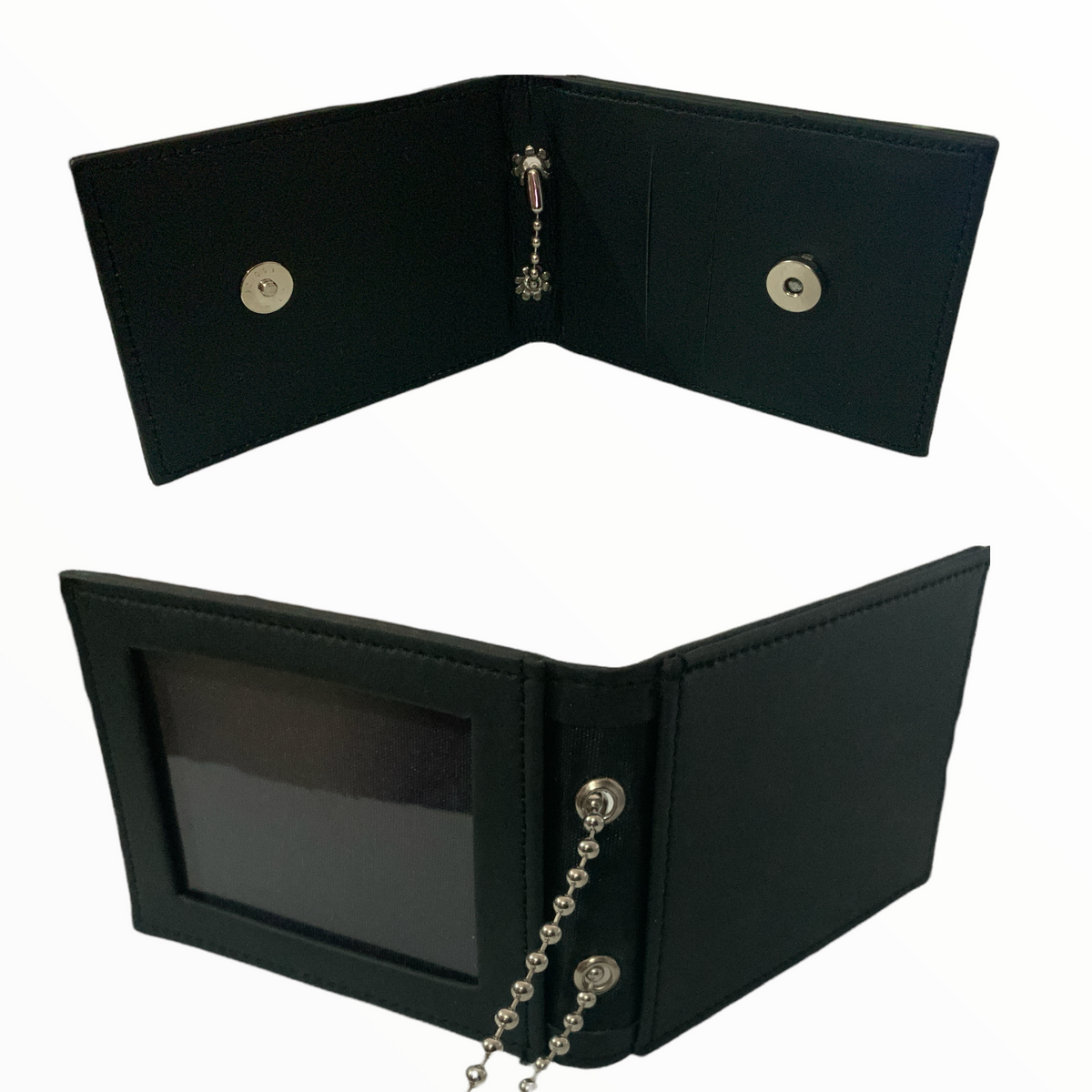 Porta credencial táctico tipo billetera con cadena de seguridad - foto 5
