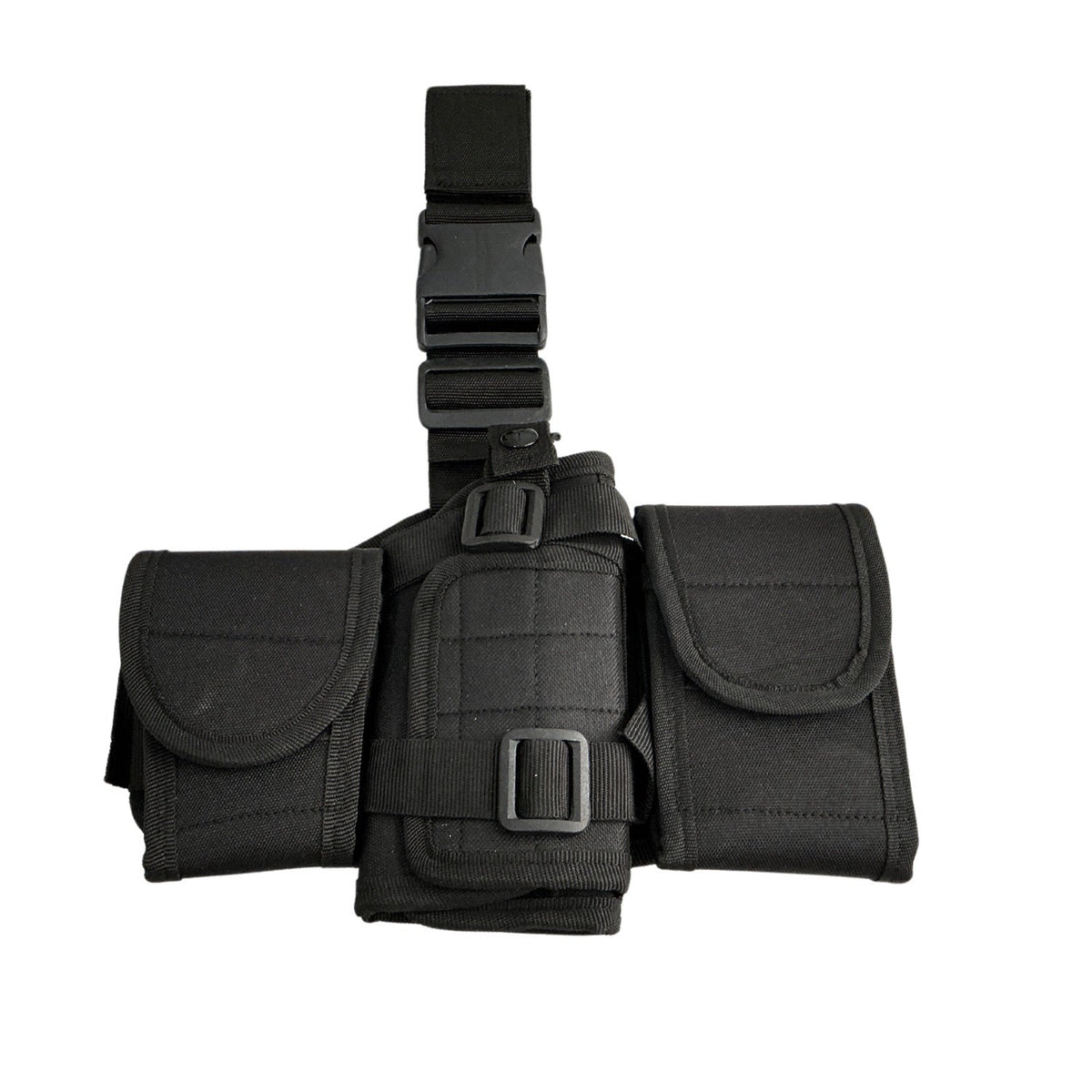 Piernera táctica 3 en 1 para pistola, cargador y esposas SN158