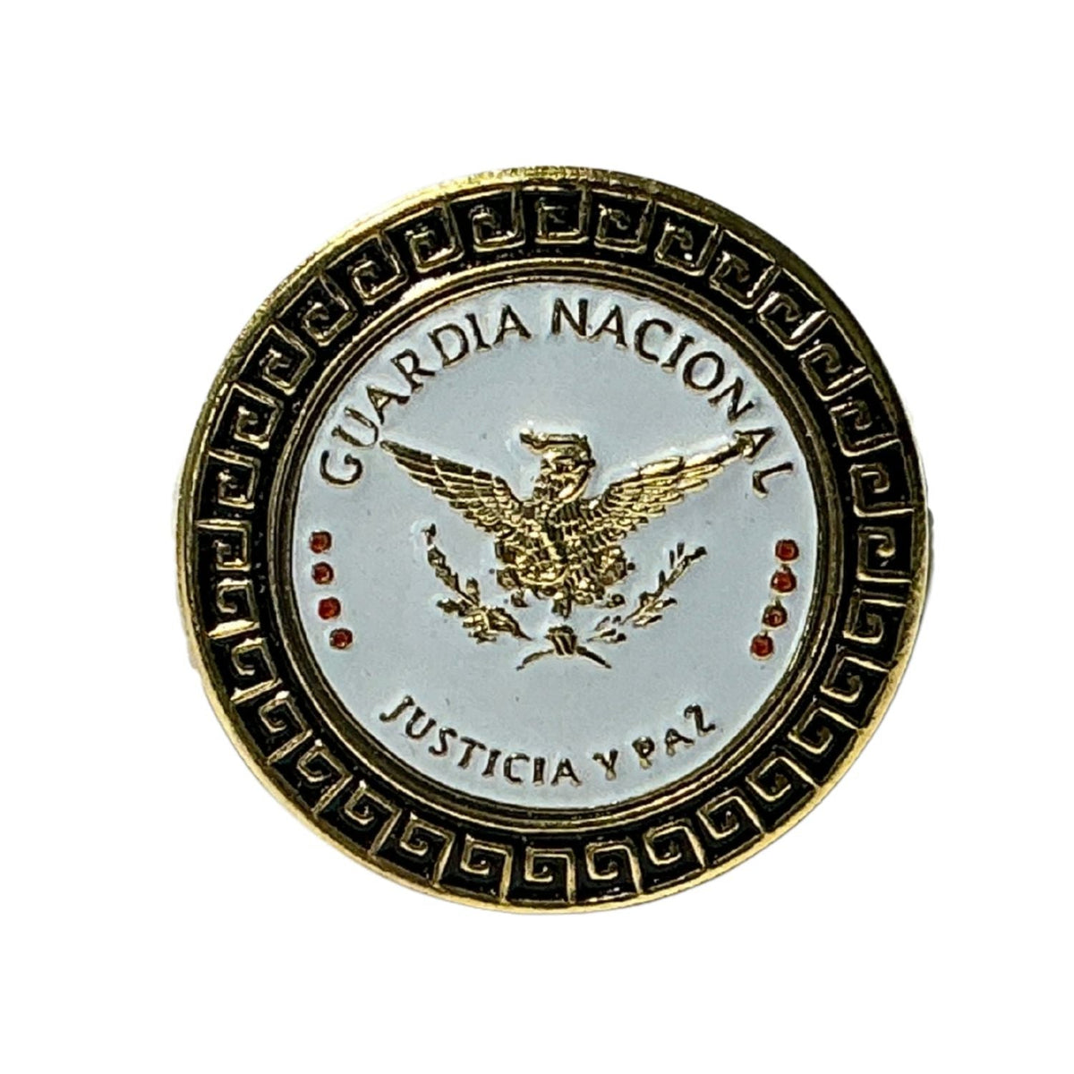 Pin insignia de la Guardia Nacional Justicia y Paz SN193