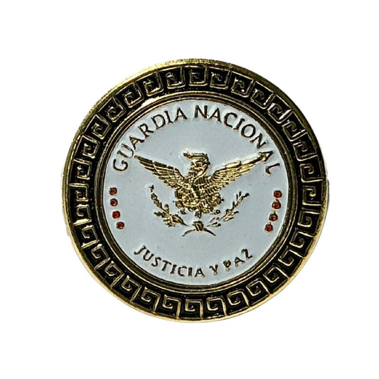 Pin insignia de la Guardia Nacional Justicia y Paz SN193