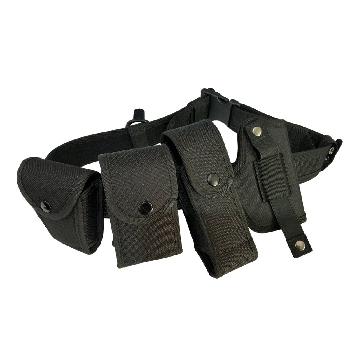 Fornitura de seguridad 5 en 1 con porta arma, esposas, tolete y lámpara SN195