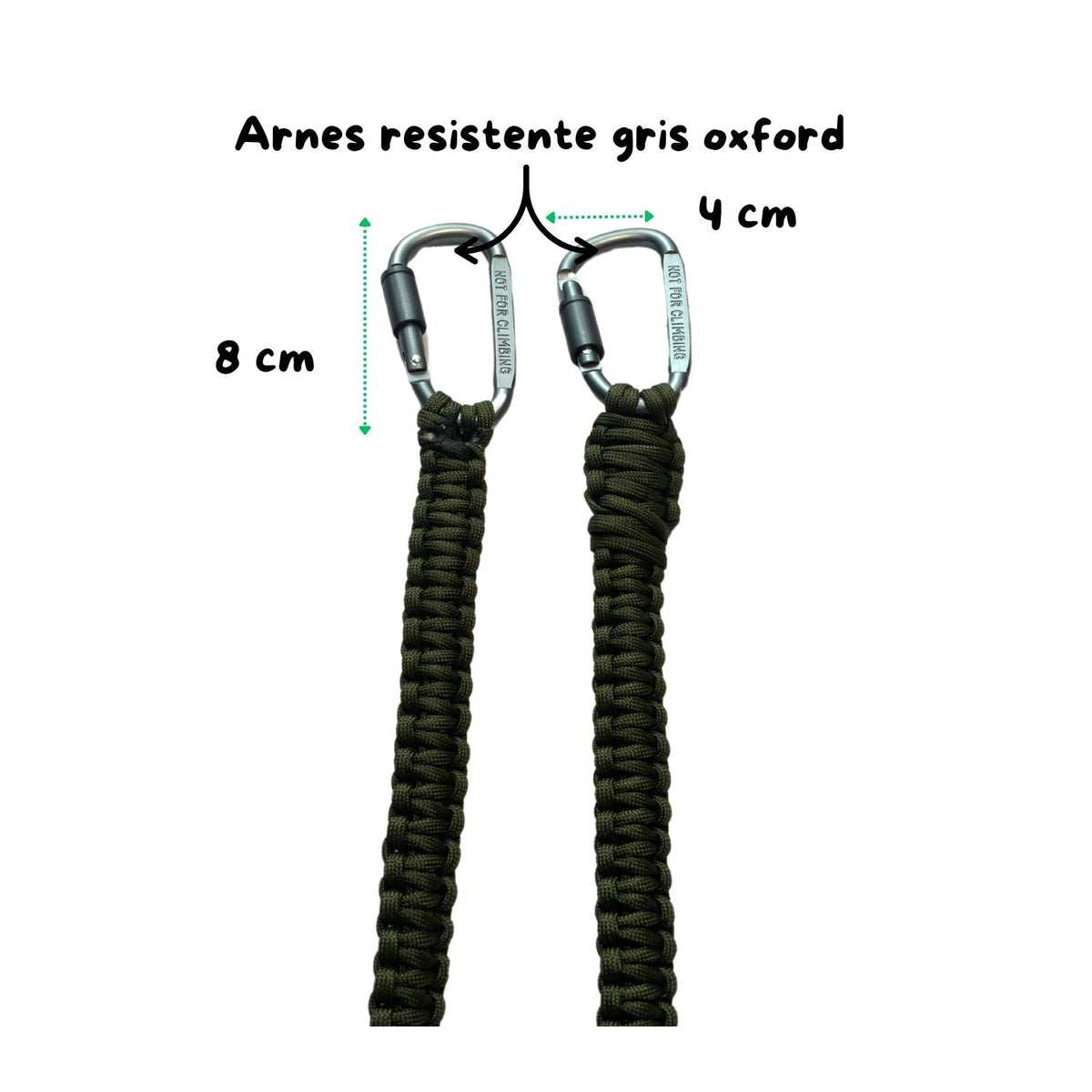Correa porta fusil con paracord y arnés reforzado SN198 - foto 7