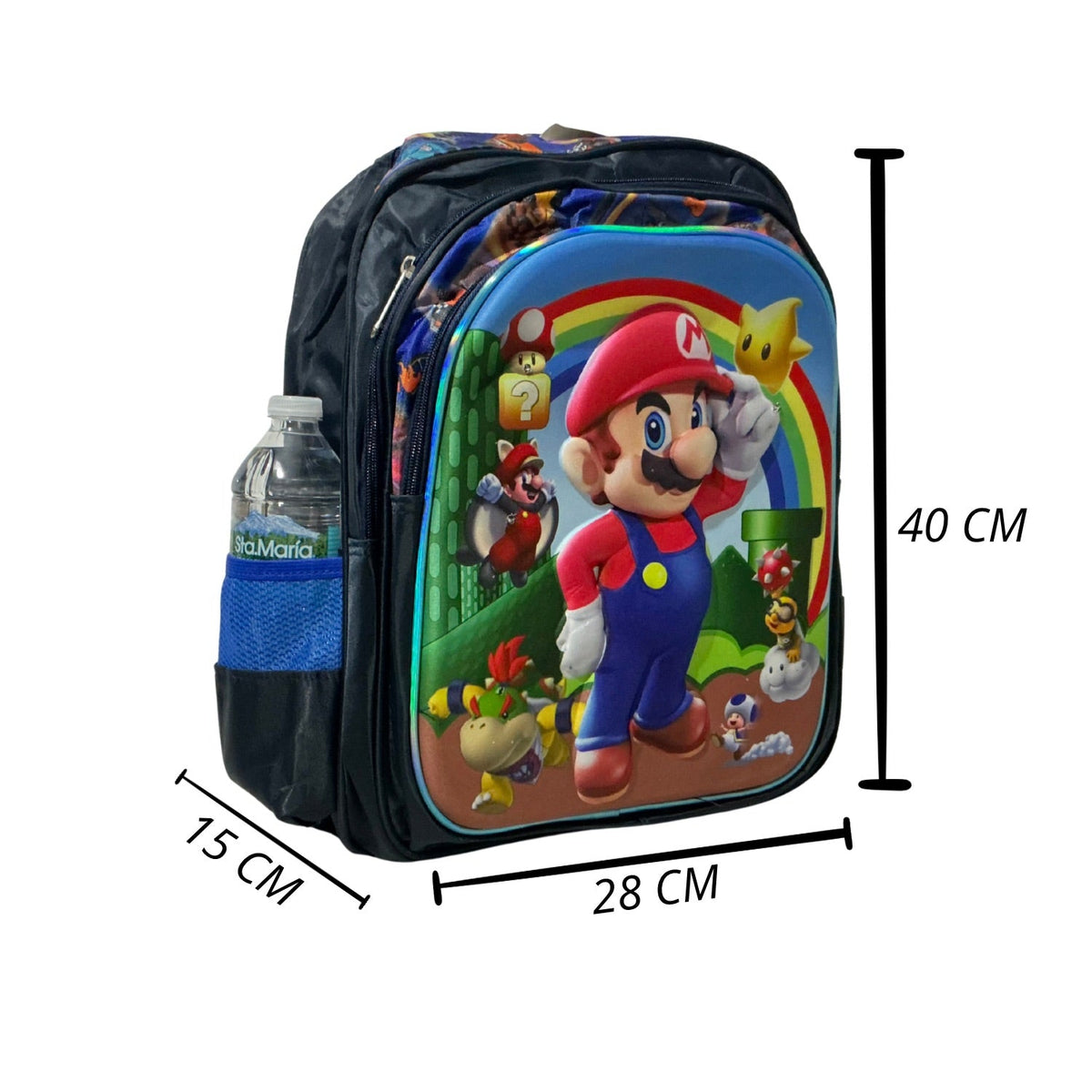 Set escolar infantil 3 en 1: mochila 3D, lonchera y cartuchera - foto 3