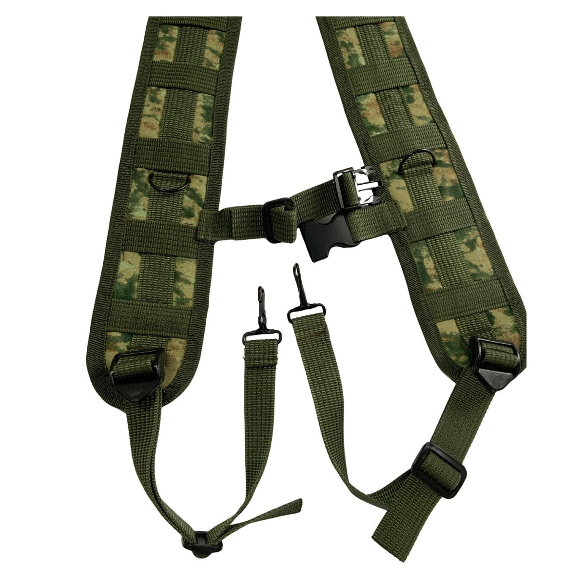 Accesorios tácticos color T3: fajilla, tirantes, piernera y bolsa recuperadora - foto 14
