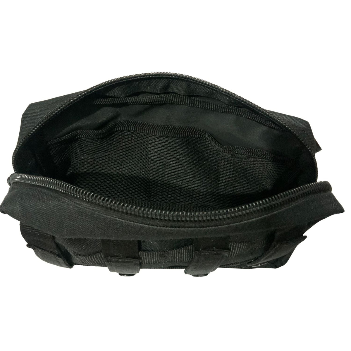 Pouch táctico MOLLE de nylon con bolsillo frontal y velcro para parches - foto 6