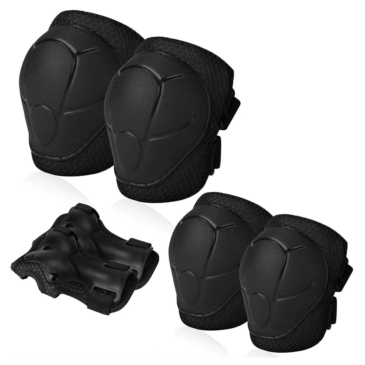 Kit de protecciones 6 piezas: rodilleras, coderas y muñequeras para patinaje - foto 2