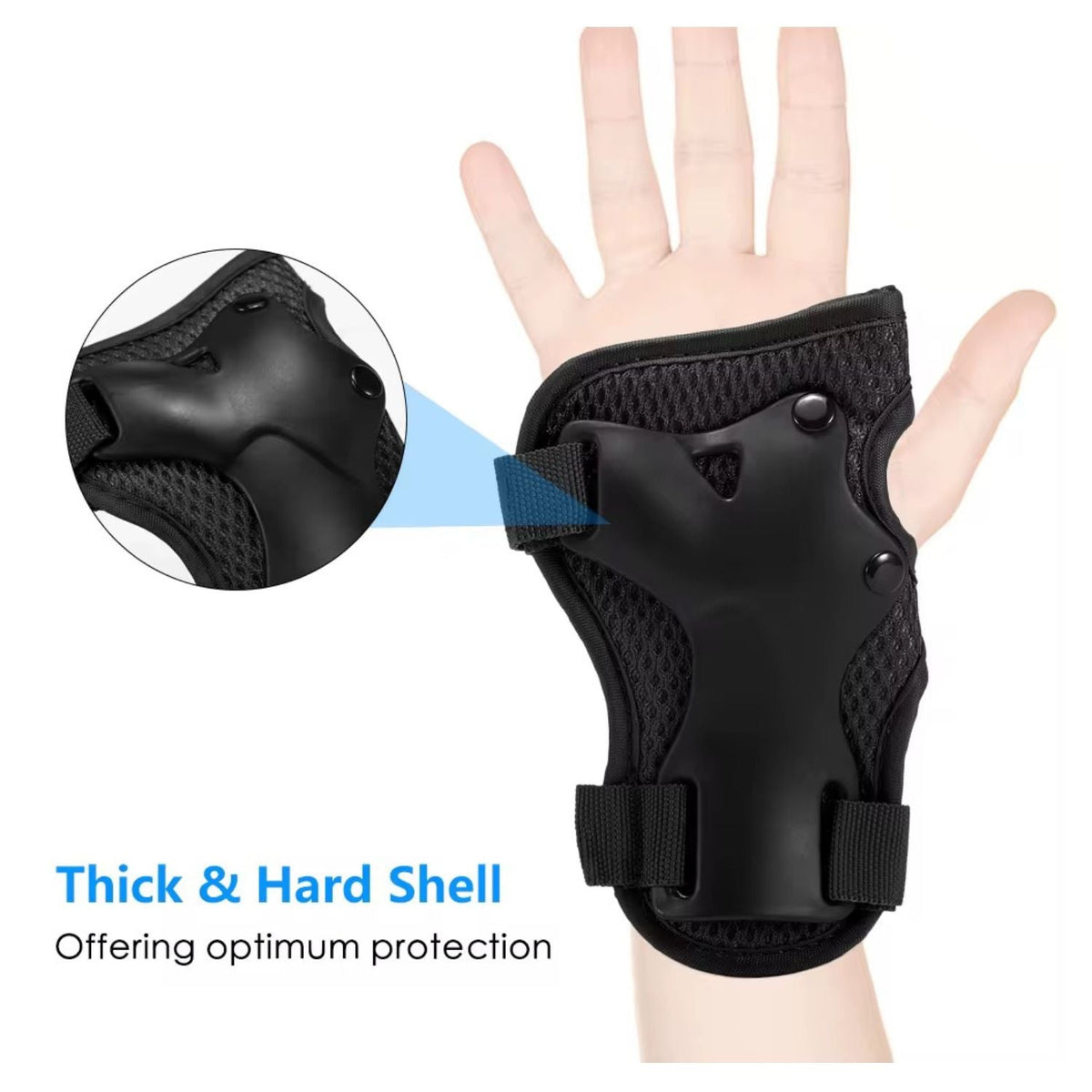 Kit de protecciones 6 piezas: rodilleras, coderas y muñequeras para patinaje - foto 4