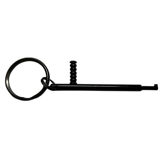 Llave universal para esposas estándar de acero al carbono con argolla