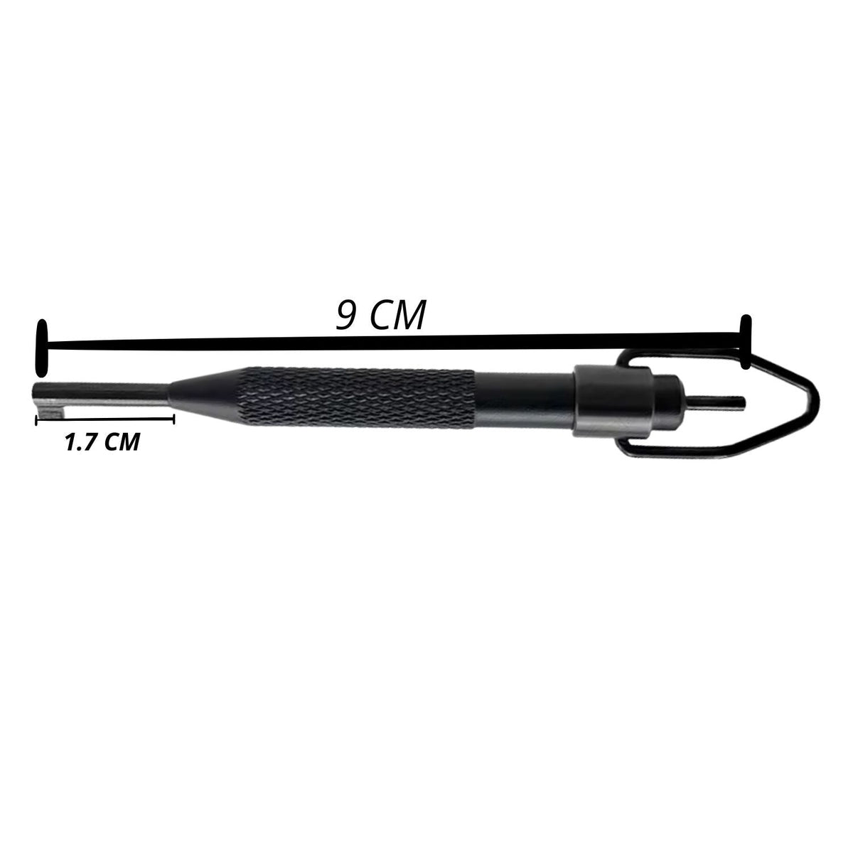 Llave universal para esposas estándar de acero al carbono con argolla - foto 4