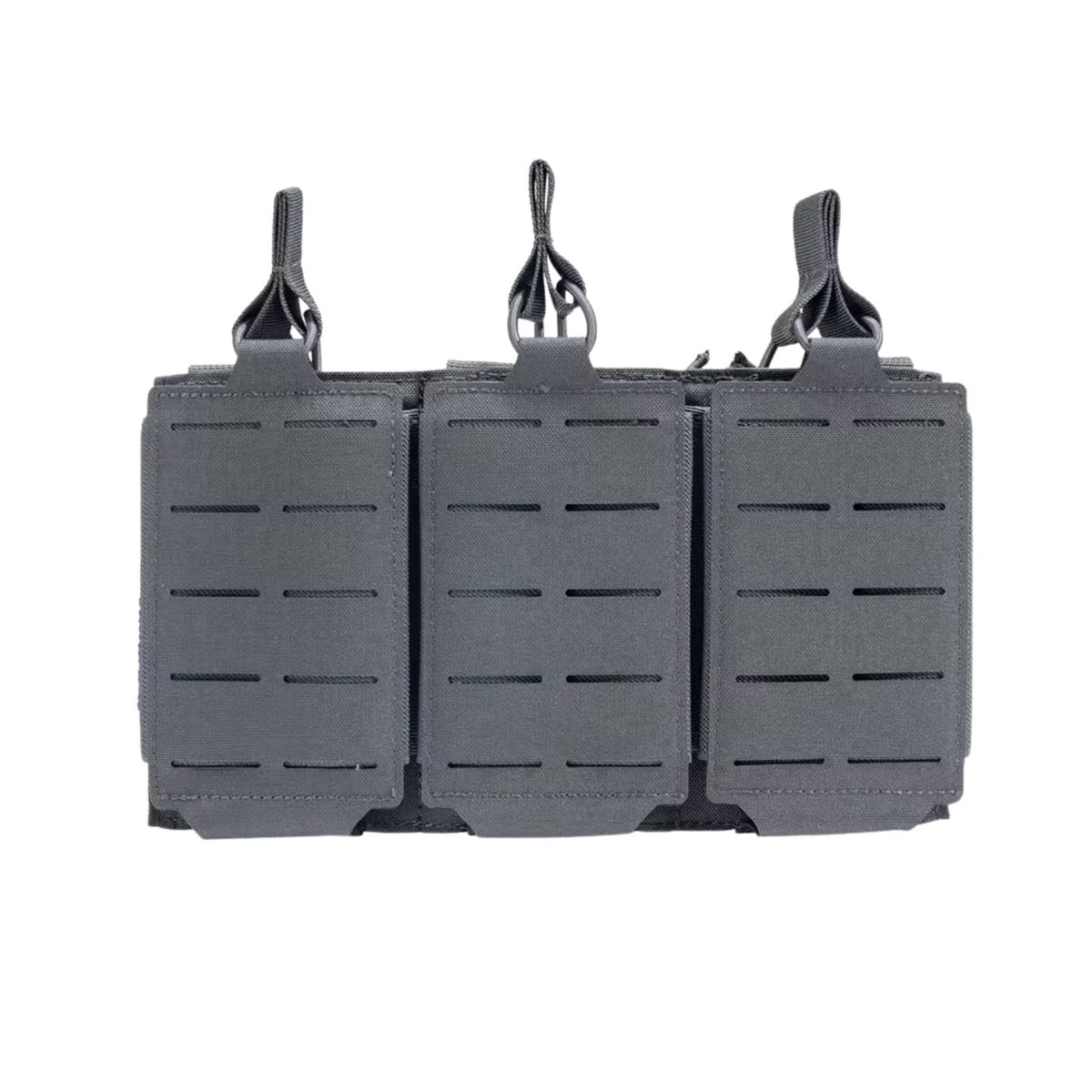 Portacargador triple MOLLE de corte láser para cargadores M4 de 5.56 mm - foto 2