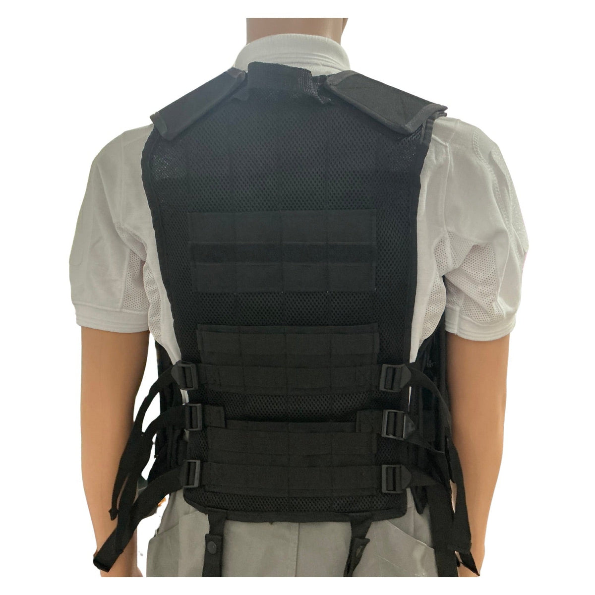 Chaleco táctico premium MOLLE con malla transpirable y varios compartimentos - foto 4
